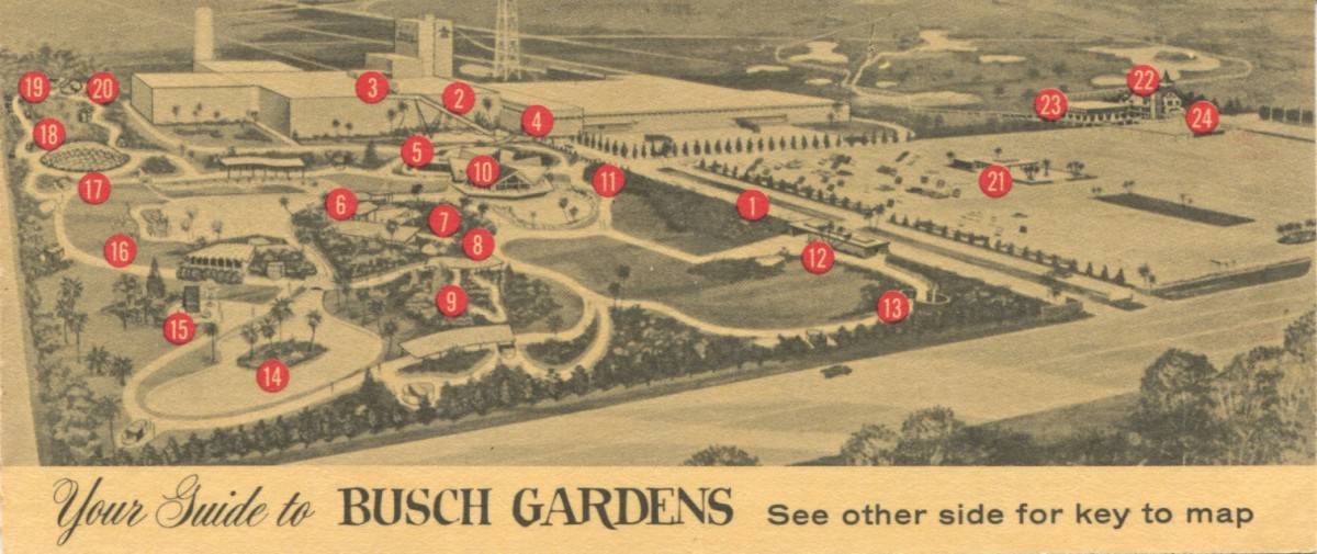 The Busch Gardens Parks Vintage Ads