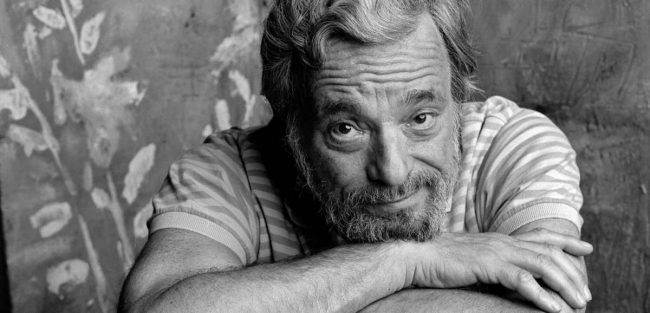 Stephen Sondheim in his 40s. Black and White