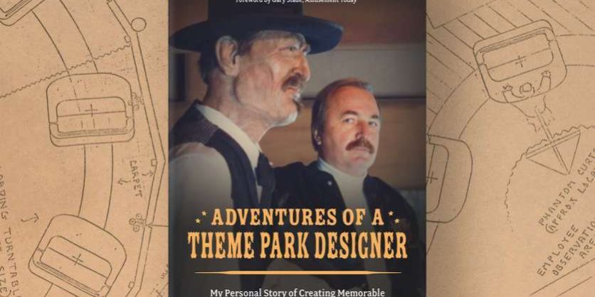 book by theme park designer on the various attractions he's created over the years