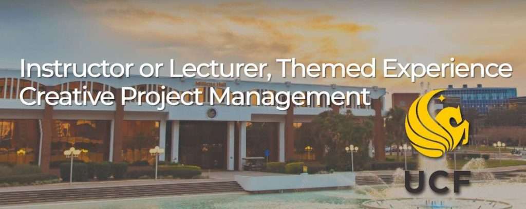 Themed Experience Instructor or Lecturer wanted